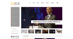 Desktop Screenshot of evablue.com